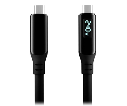Kabel Thunderbolt i-tec Kabel klasy Thunderbolt 4 Cable Pro 240W LCD 40 Gbps 1,5m